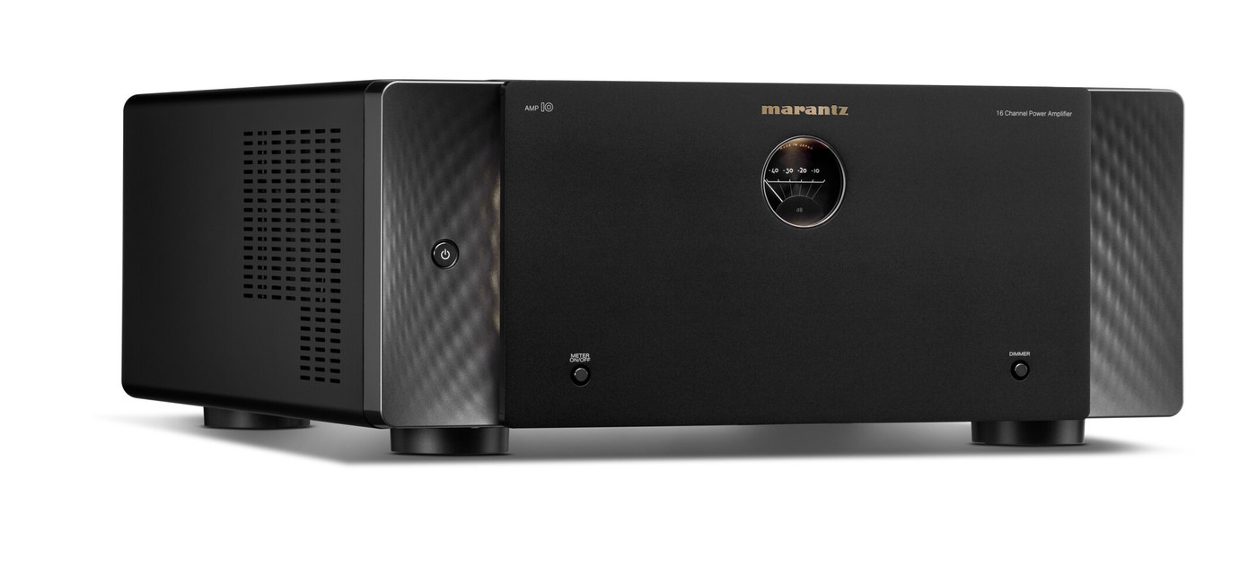 GrobiTV - Marantz AMP 10 - 16-Kanal-AV-Endstufe schwarz Frontansicht rechts