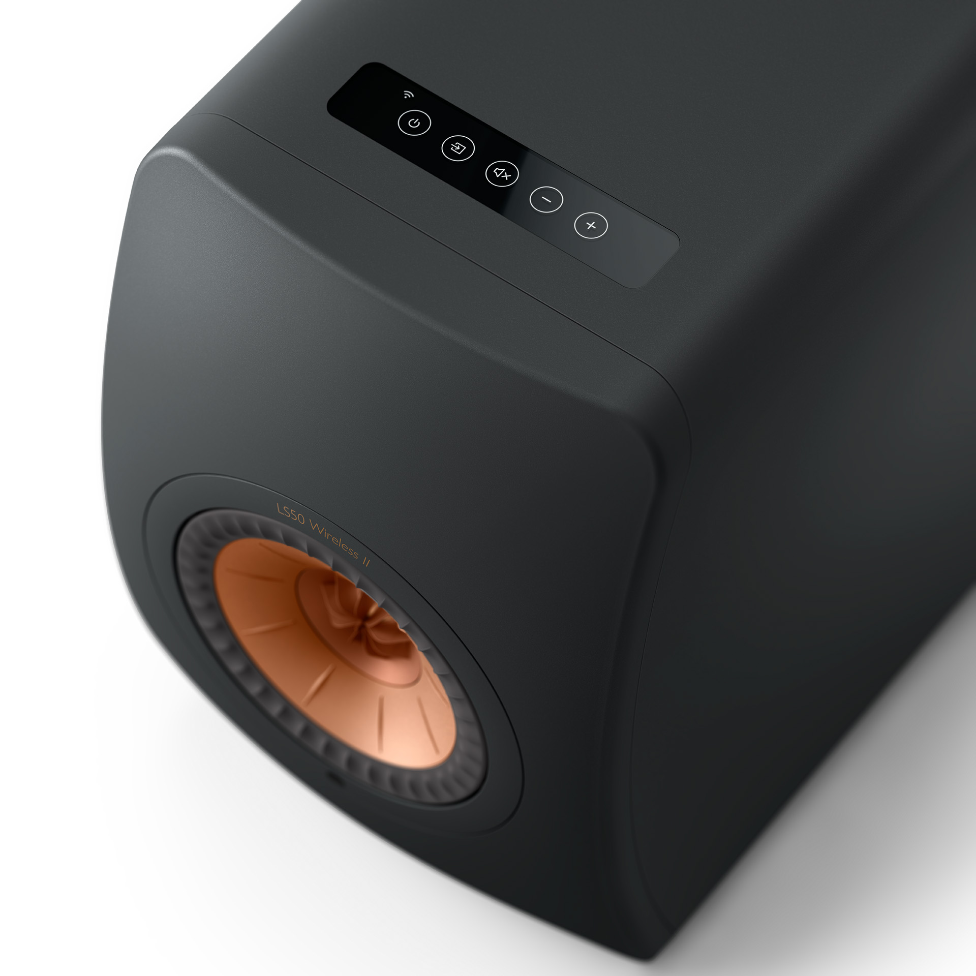 GrobiTV - KEF LS50 Wireless II Lautsprecher Einzeln schwarz Detailansicht 1