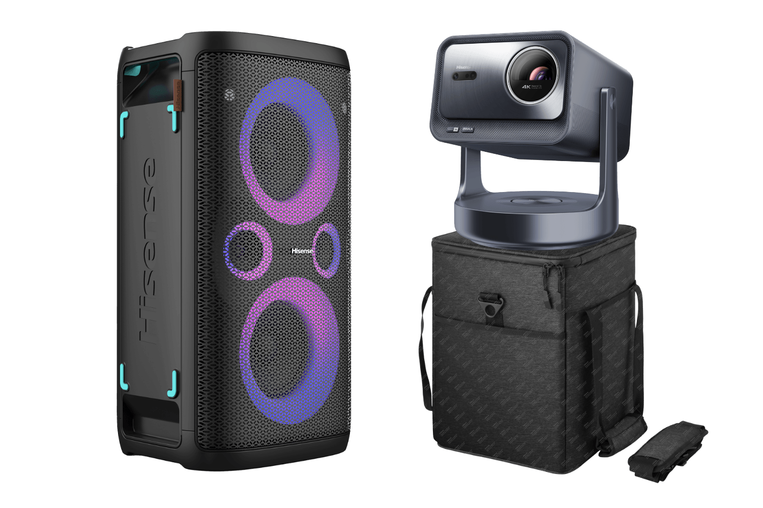 Hisense C2 Ultra | 4K UHD TriChroma Projektor [WM Aktion (inkl. Party Rocker + Tasche)]