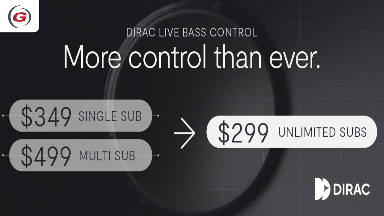 GROBI Blitzmeldung - soeben von Dirac erhalten: Dirac Live Bass Control