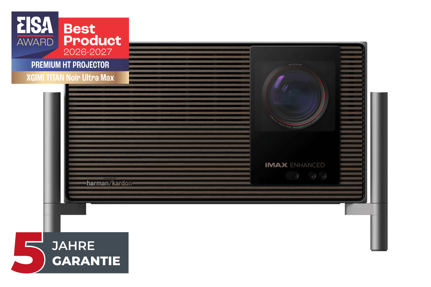 XGIMI TITAN Noir Ultra Max | 4K RGB Triple-Laser Heimkino-Projektor mit 8.000 ISO Lumen