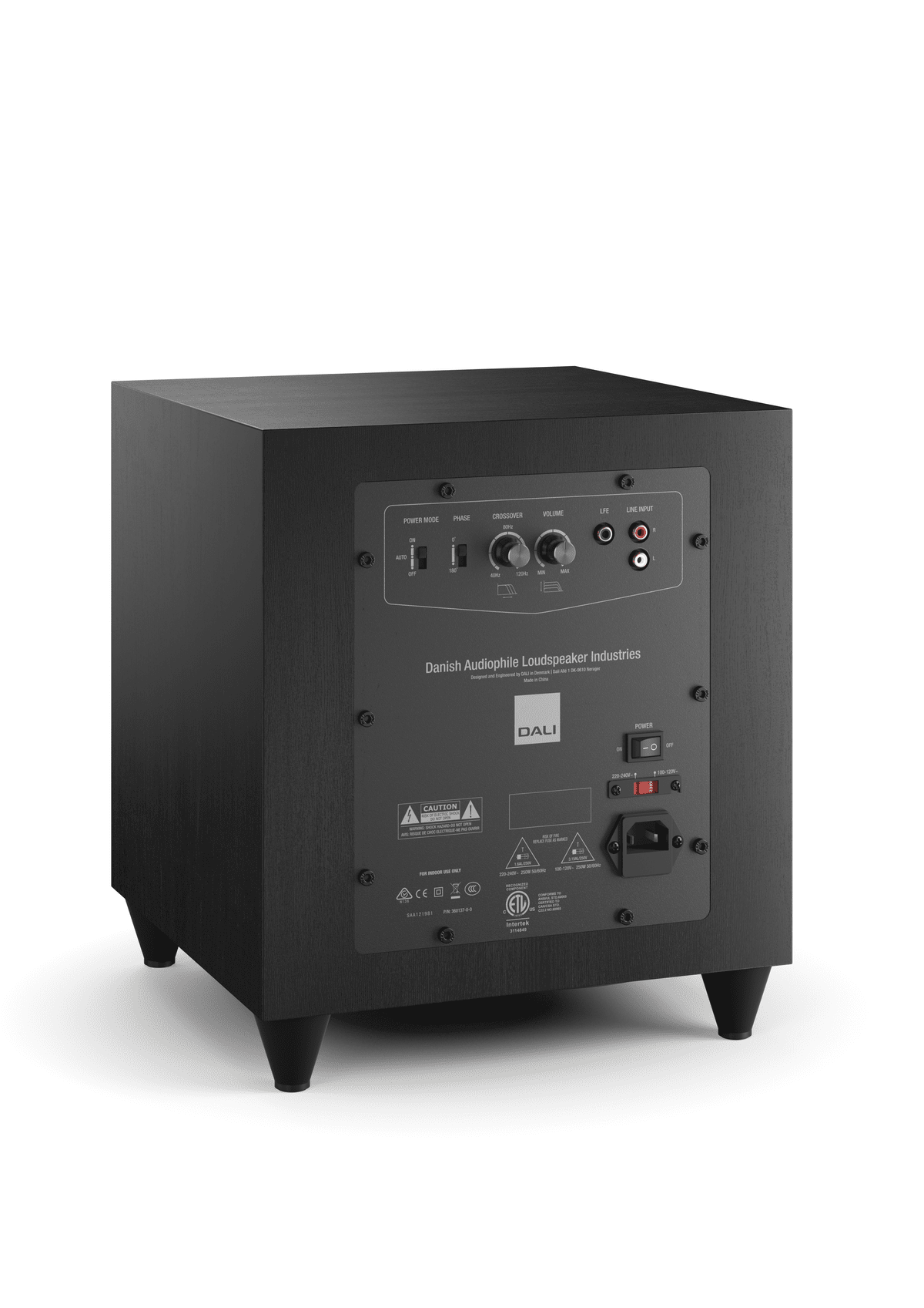 GrobiTV - DALI SUB C-8 D Subwoofer  weiß - Rückansicht links