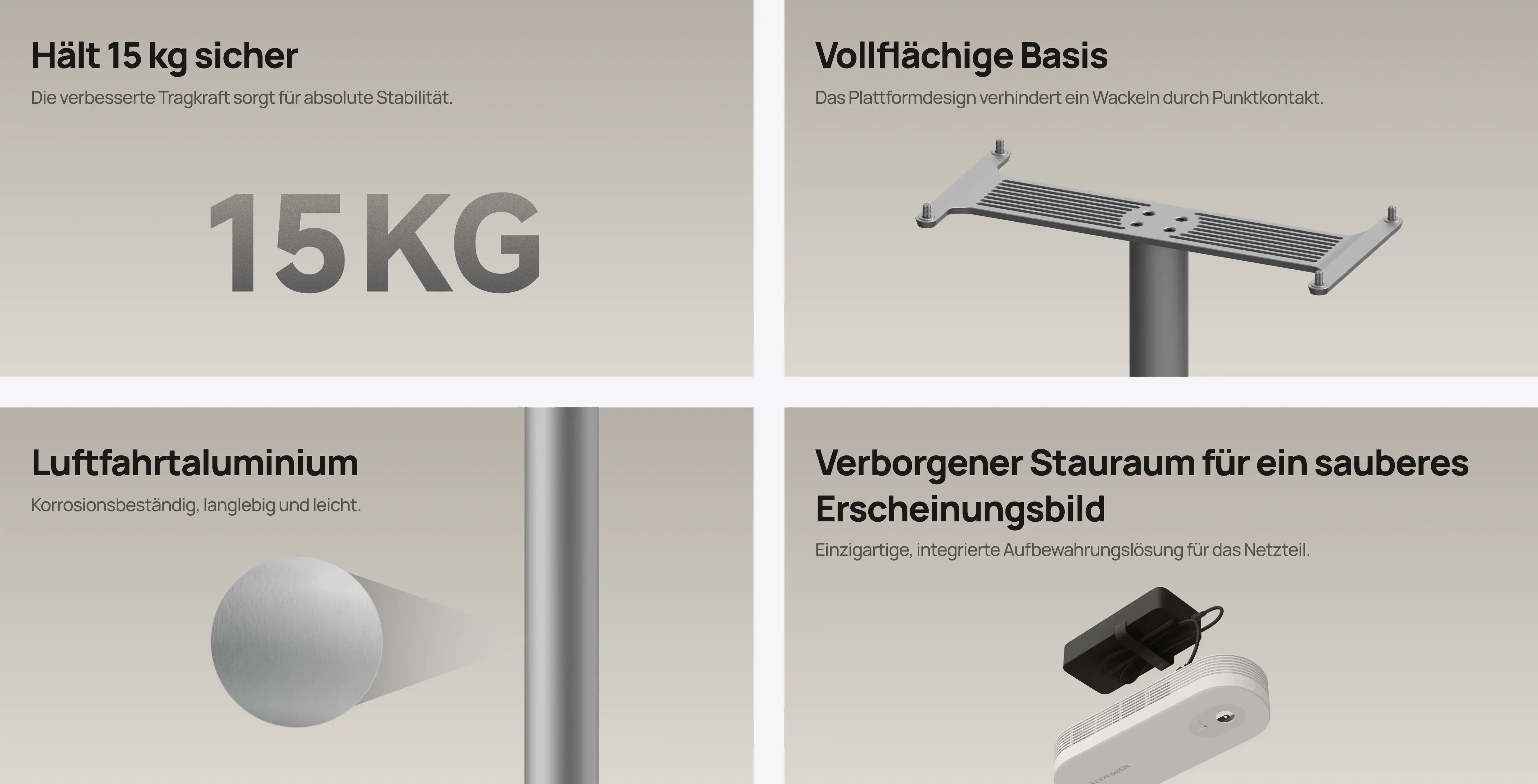 XGIMI Deckenhalterung (Adapter B) | Premium-Deckenhalter für TITAN Noir Projektoren