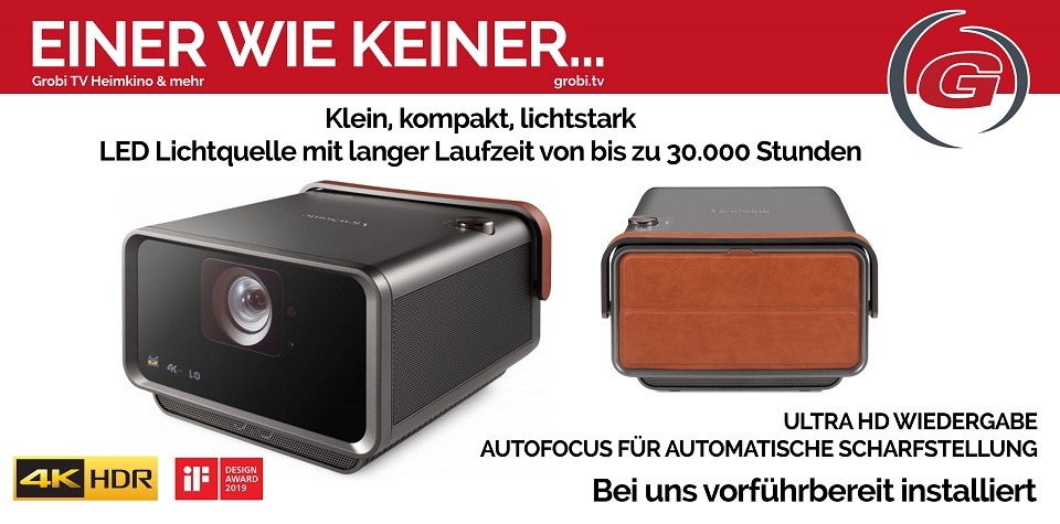 Einer wie keiner - Viewsonic LED Projektor X 10 - 4k mit LED Leuchtmittel