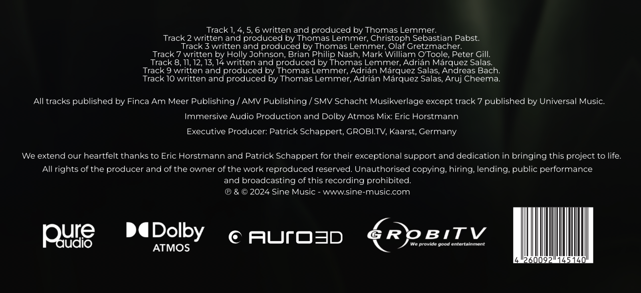 THOMAS LEMMER & OINE – ONE VISION PureAudio