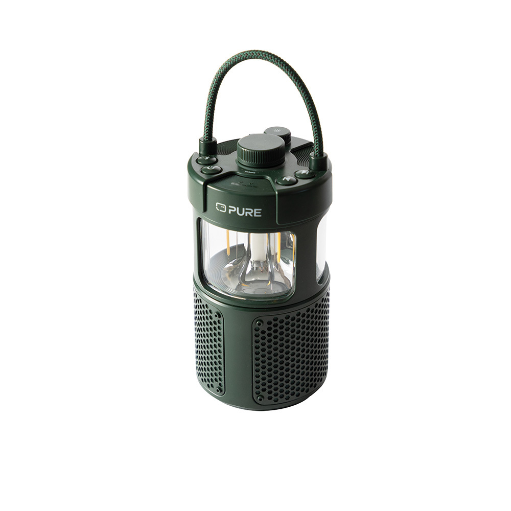 Woodland Glow, wasserdichter Outdoor-Lautsprecher mit LED-Lampe