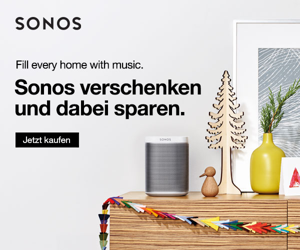 Jetzt SONOS verschenken - Fülle jeden Raum mit Musik