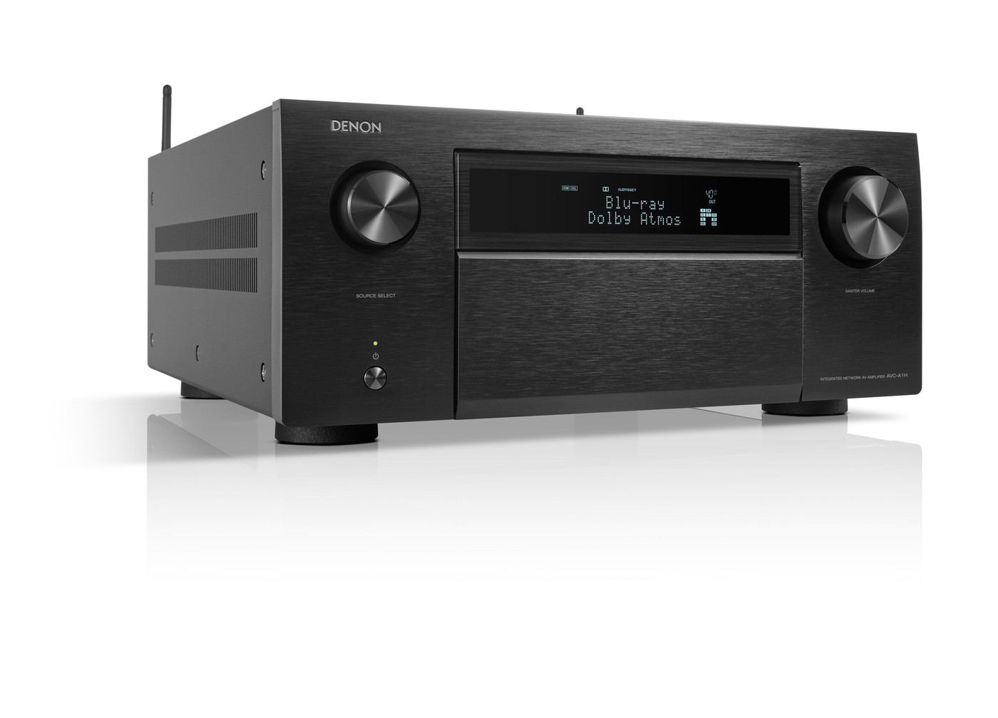 GrobiTV - Denon AVC-AH1  15.4-Kanal AV-Verstärker schwarz - Frontansicht rechts geschlossen