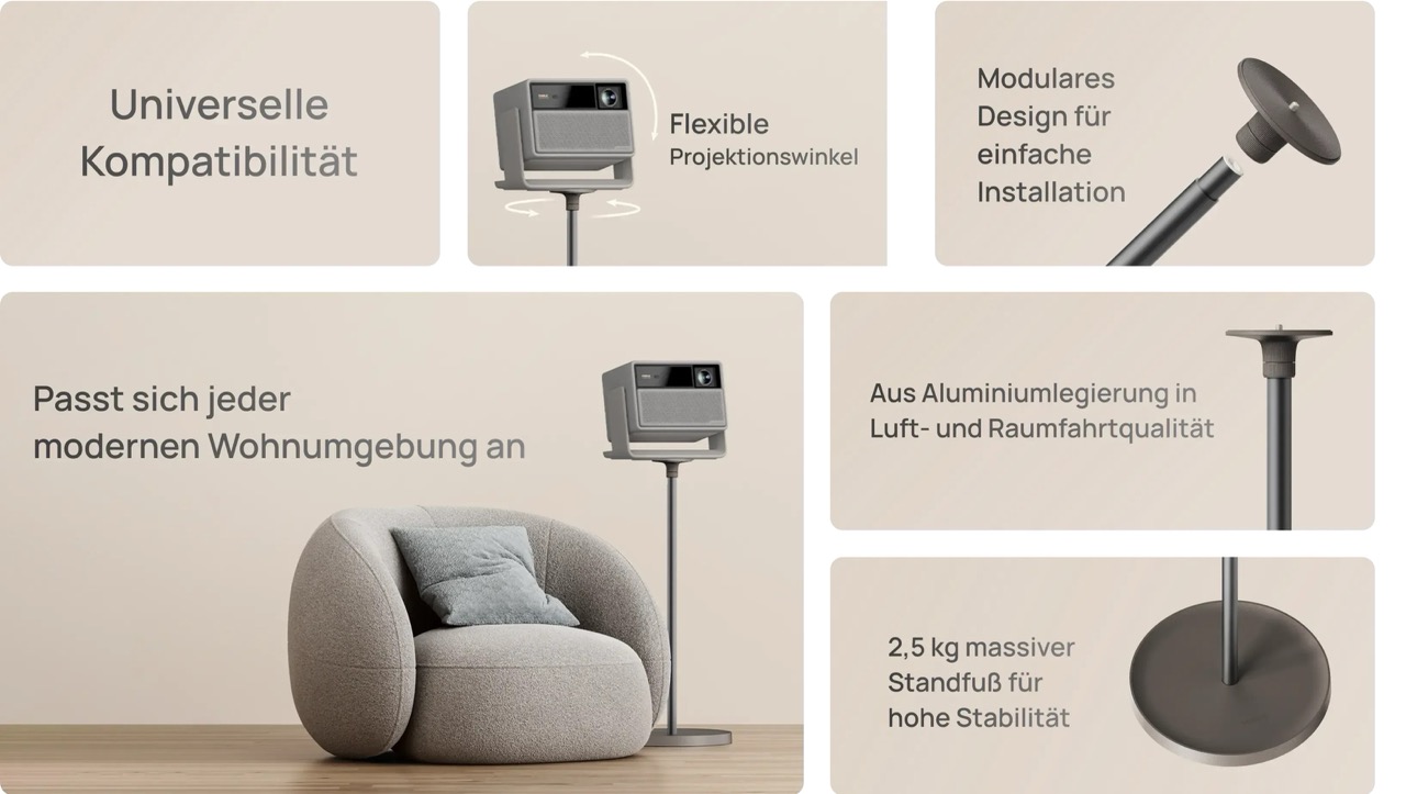 Stabiler Sockel des XGIMI Floor Stand