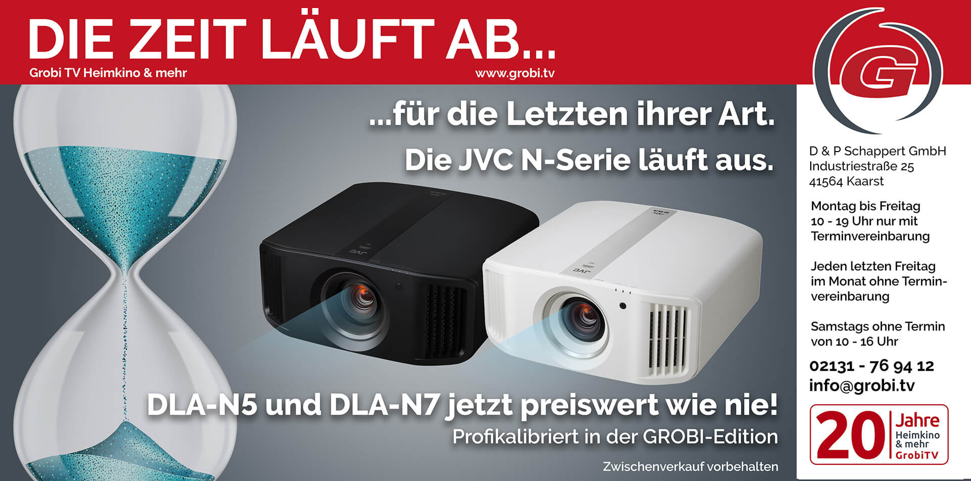 Jetzt noch JVC Projektoren DLA N5, N7 und NX9 kaufen - AKTIONSPREISE -