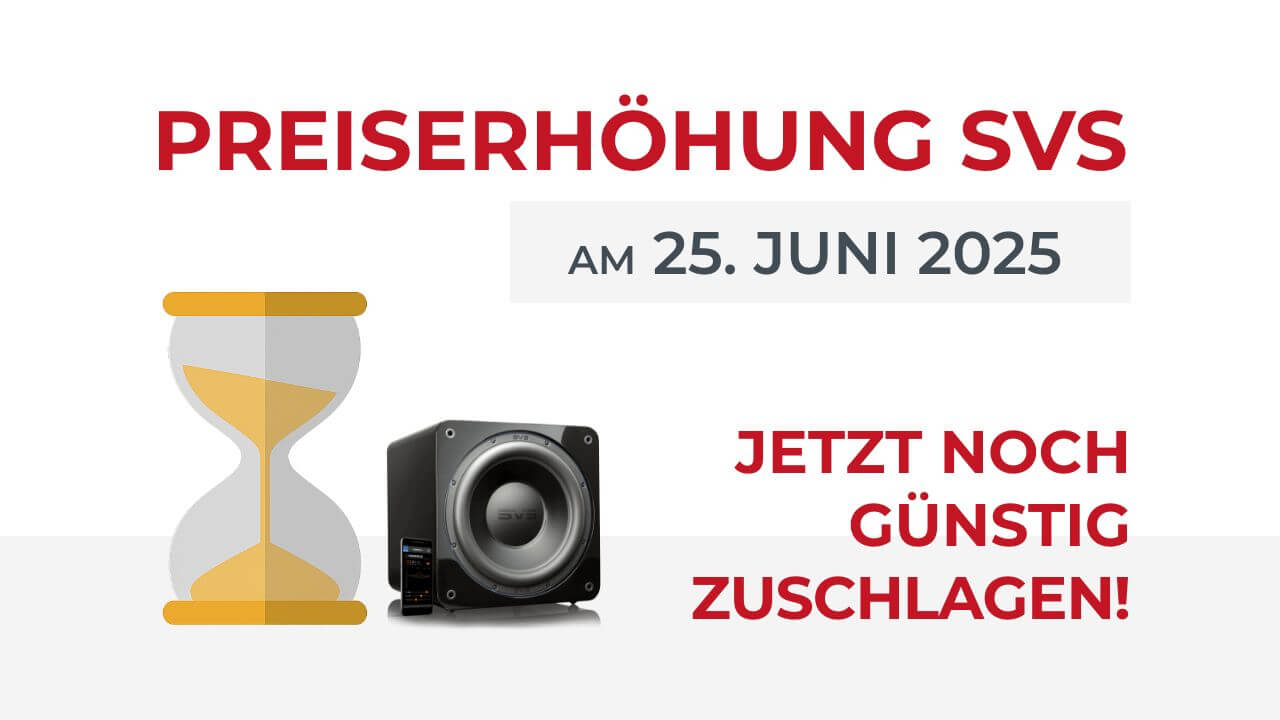 Jetzt noch günstig sichern: SVS Subwoofer vor Preisanpassung kaufen