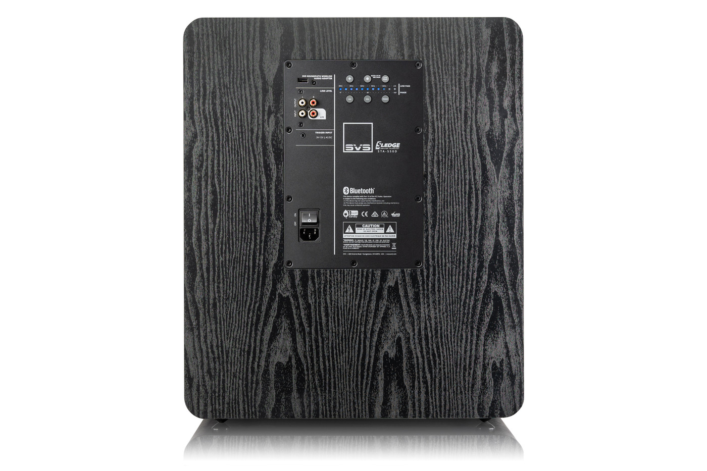 GrobiTV - SVS PB-2000 Pro Heimkino Subwoofer - Premium Black Ash - Rückansicht