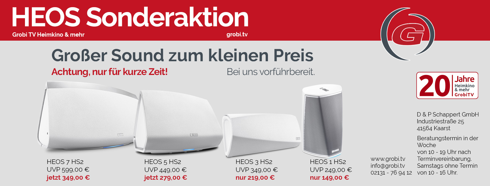 HEOS Player jetzt zum GROBI Schnapperpreis