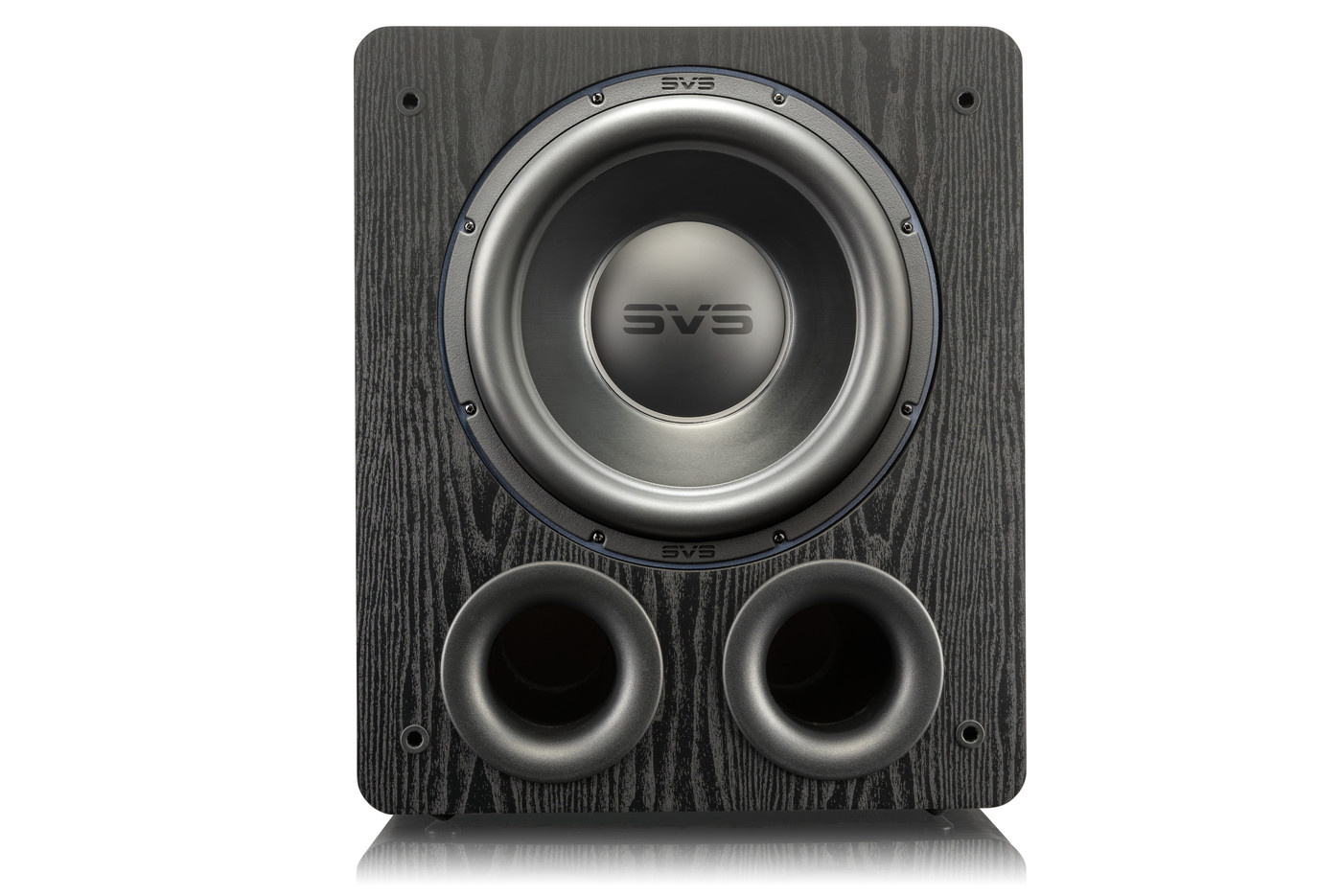 GrobiTV - SVS PB-3000 Heimkino Subwoofer - black ash - Frontansicht ohne Grill