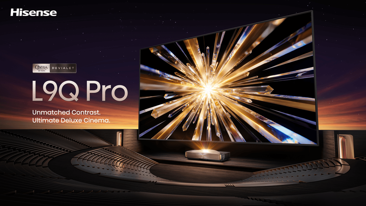 Hisense L9Q Pro | 4K TriChroma Laser TV mit 5.500 ANSI Lumen