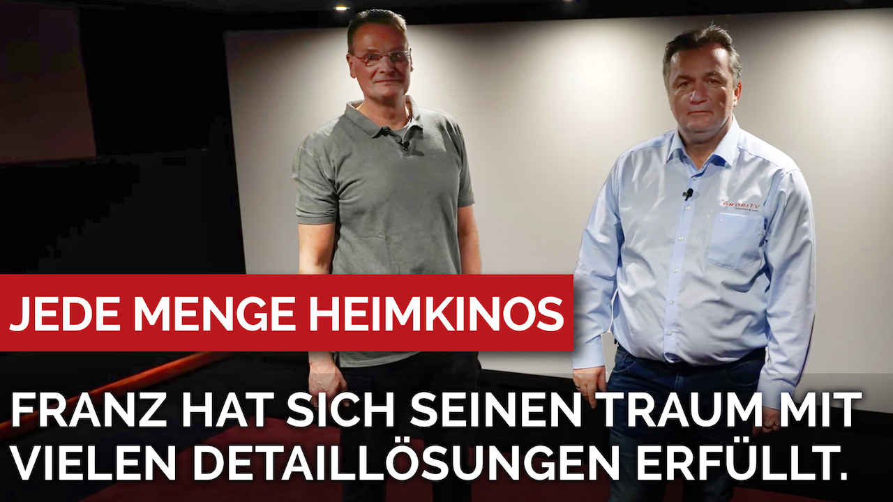 Irre: 2 Heimkinos in einem Haus - Franz hat sich seinen Traum mit vielen Detaillösungen erfüllt.