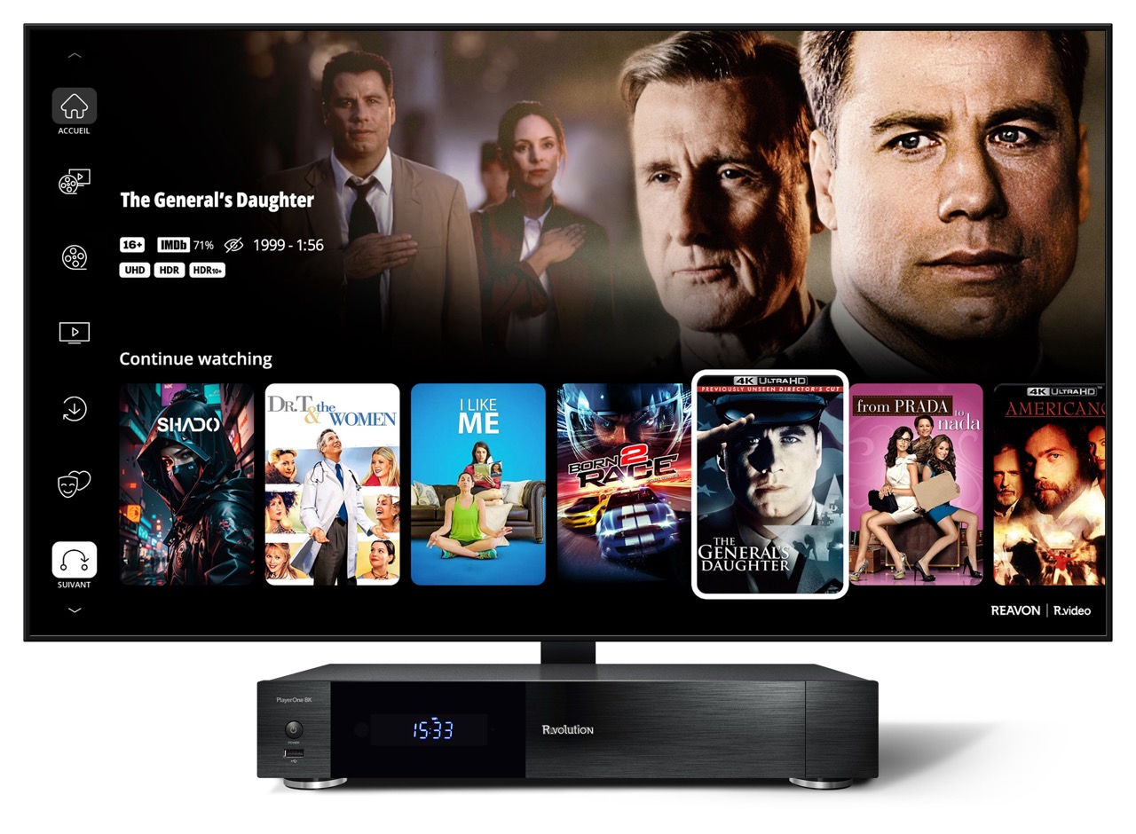 Rvolution PlayerOne 8K | High-End Netzwerk Mediaplayer und Medienserver