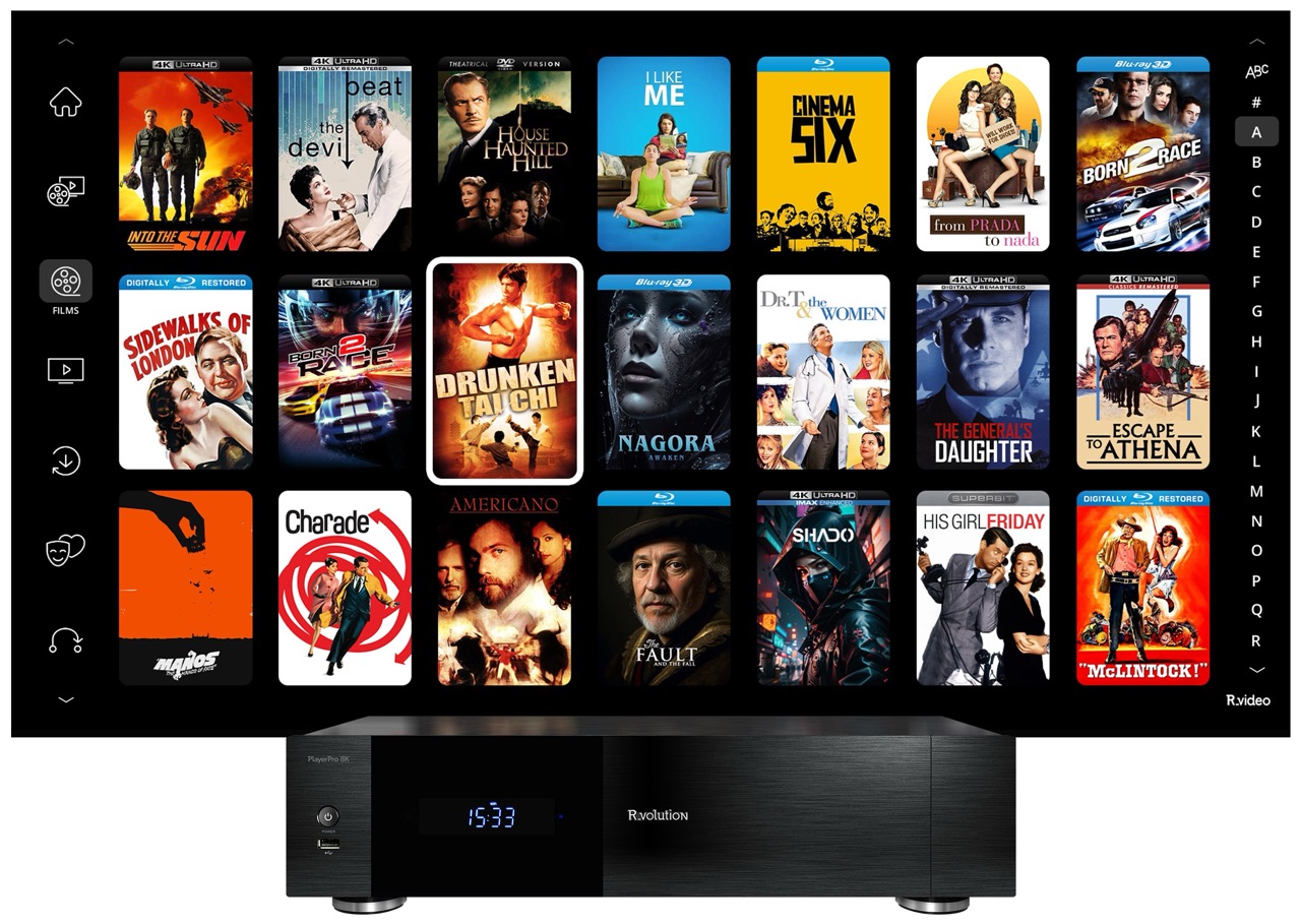 Rvolution PlayerPro 8K | Elite Netzwerk Mediaplayer und Medienserver