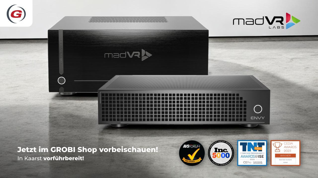 madVR Labs erweitert seine Envy-Prozessoren um direkt integrierte, nahtlose AV-Geräte und Screen Masking Control