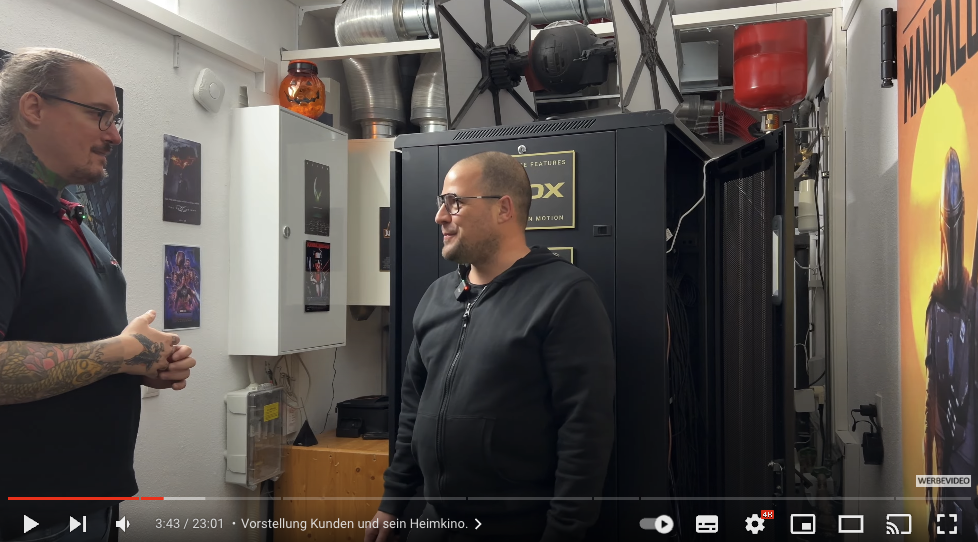 Weltpremiere. Erste Trinnov WaveForming Installation im privaten Heimkino von uns installiert