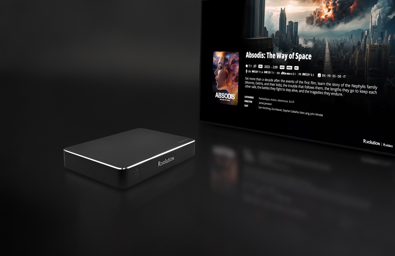 Rvolution PlayerOne Mini | Leistungsstarker Netzwerk Mediaplayer