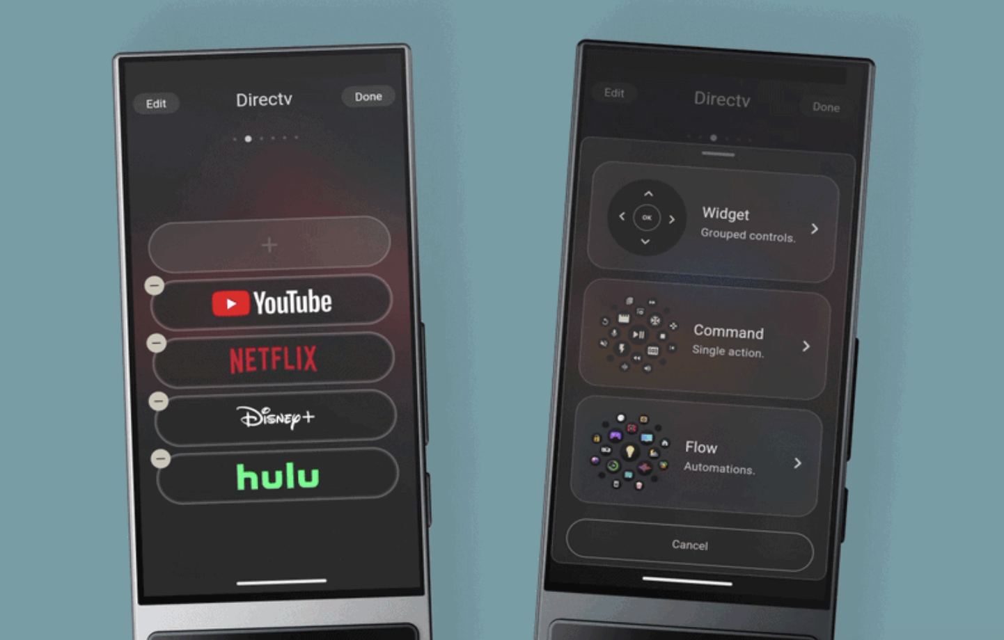 AVA Custom UI Builder mit anpassbaren Widgets und Bedienelementen