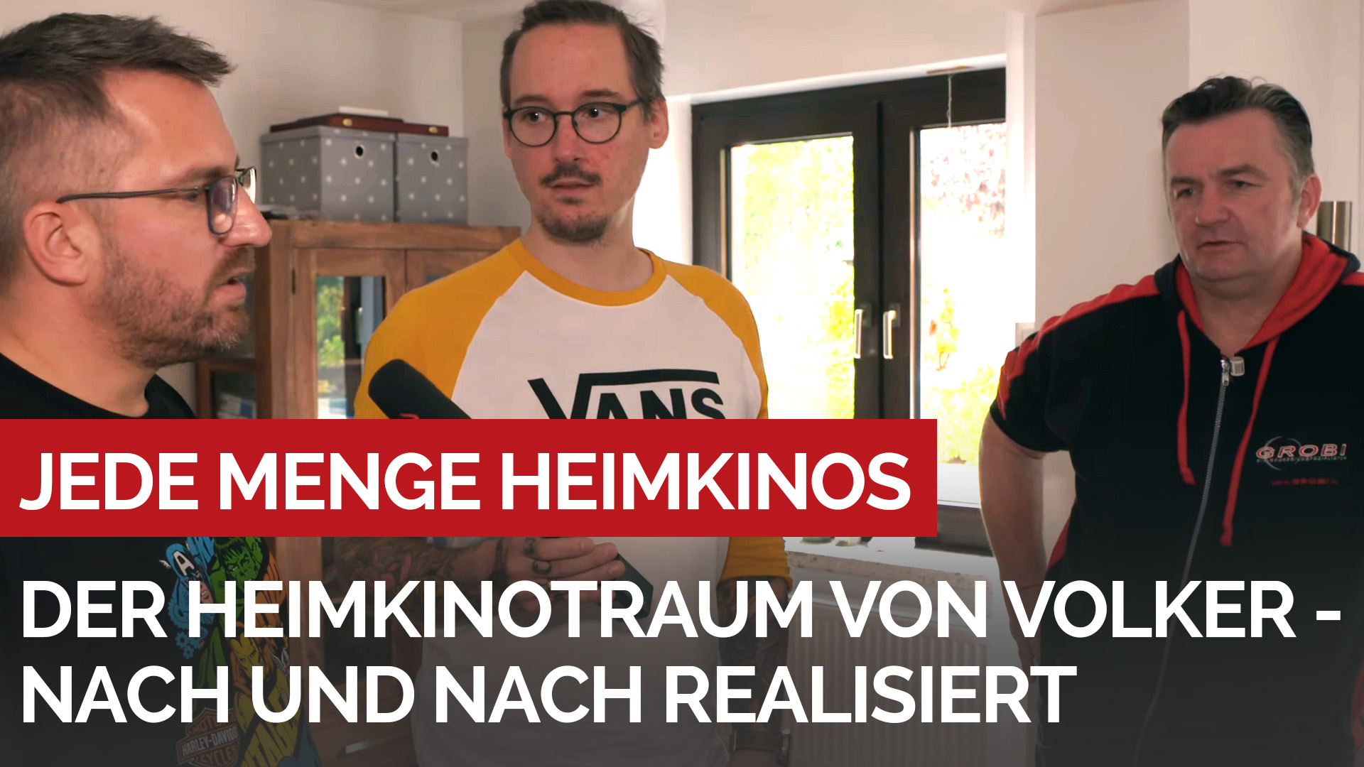 Der Heimkinotraum von Volker - Lautsprecher für Lautsprecher realisiert.