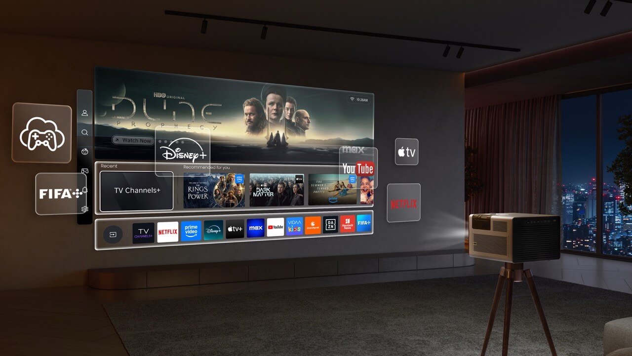 Hisense XR10 | 4K TriChroma RGB Triple-Laser Projektor mit 6.000 ANSI-Lumen