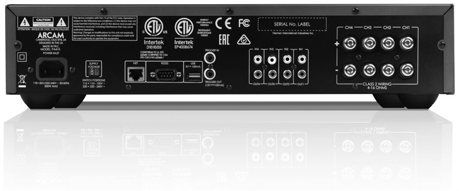ARCAM PA410 | 4-Kanal Class-A/B-Endstufe mit 4 × 50 Watt