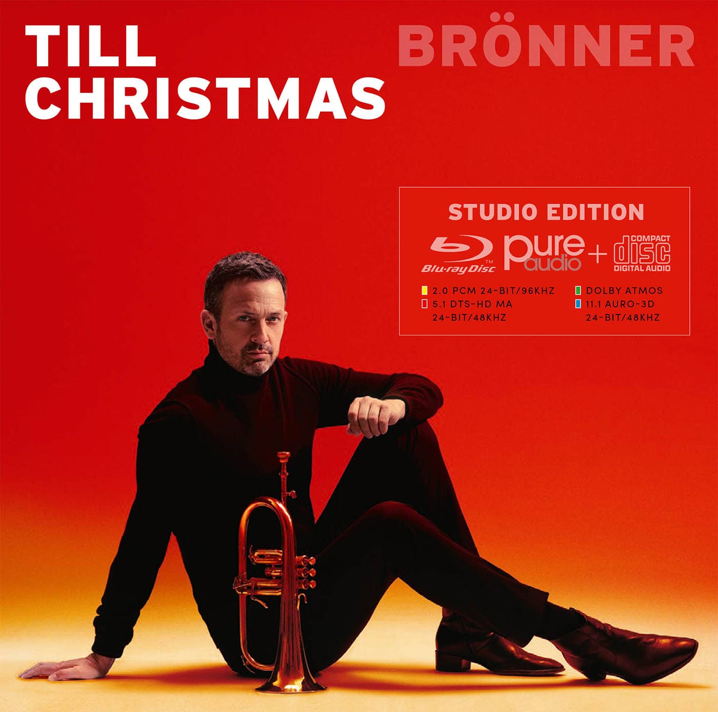 IN KÜRZE | Till Brönner - Christmas | Studio Edition 2021 mit Dolby Atmos und Auro-3D Frontcover Till Brönner - Christmas | Studio Edition 2021 PureAudio Blur-ray + CD