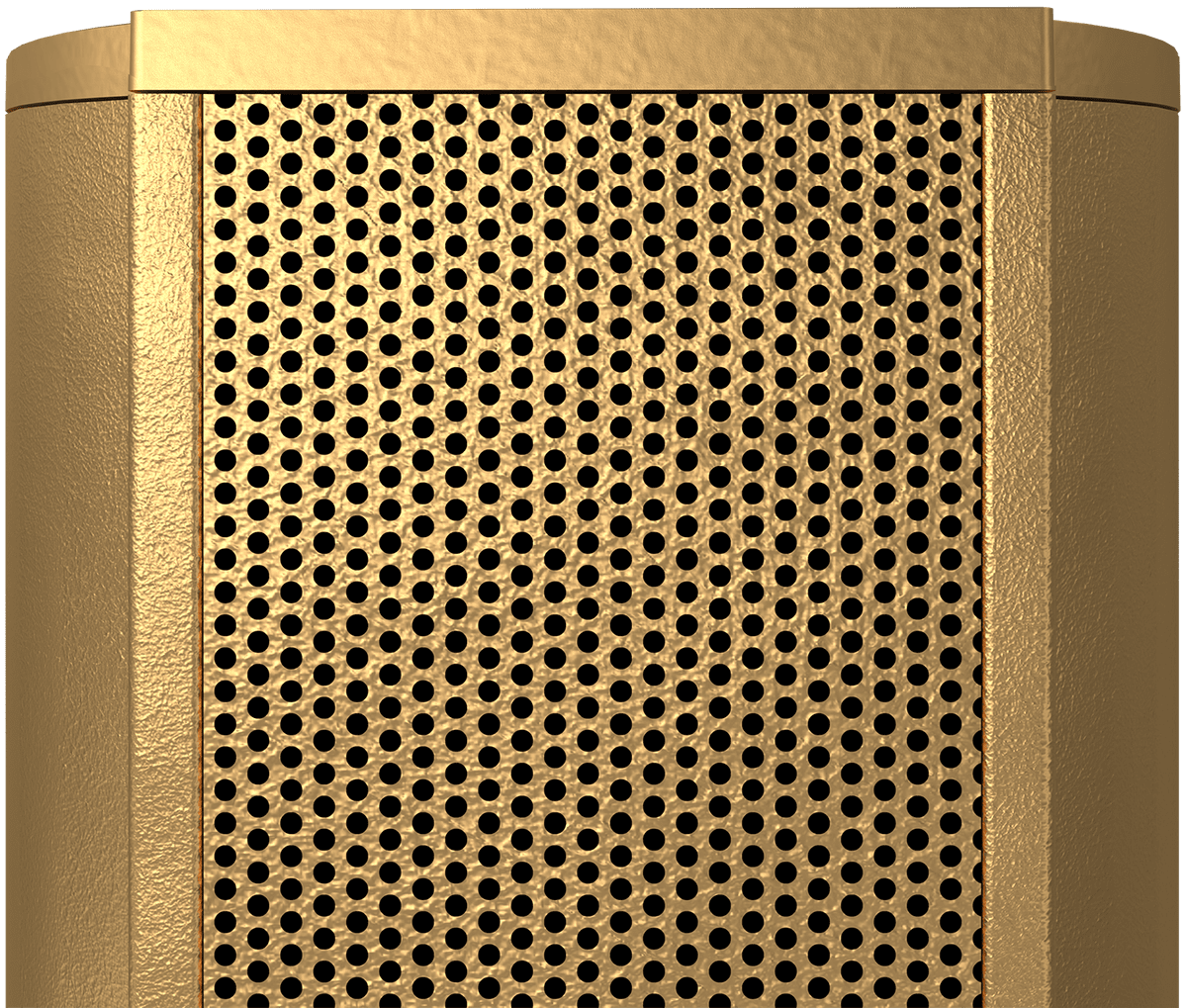 GrobiTV - QEUS APS70 EVO kompakte Flachlautsprecher - 2er Set gold