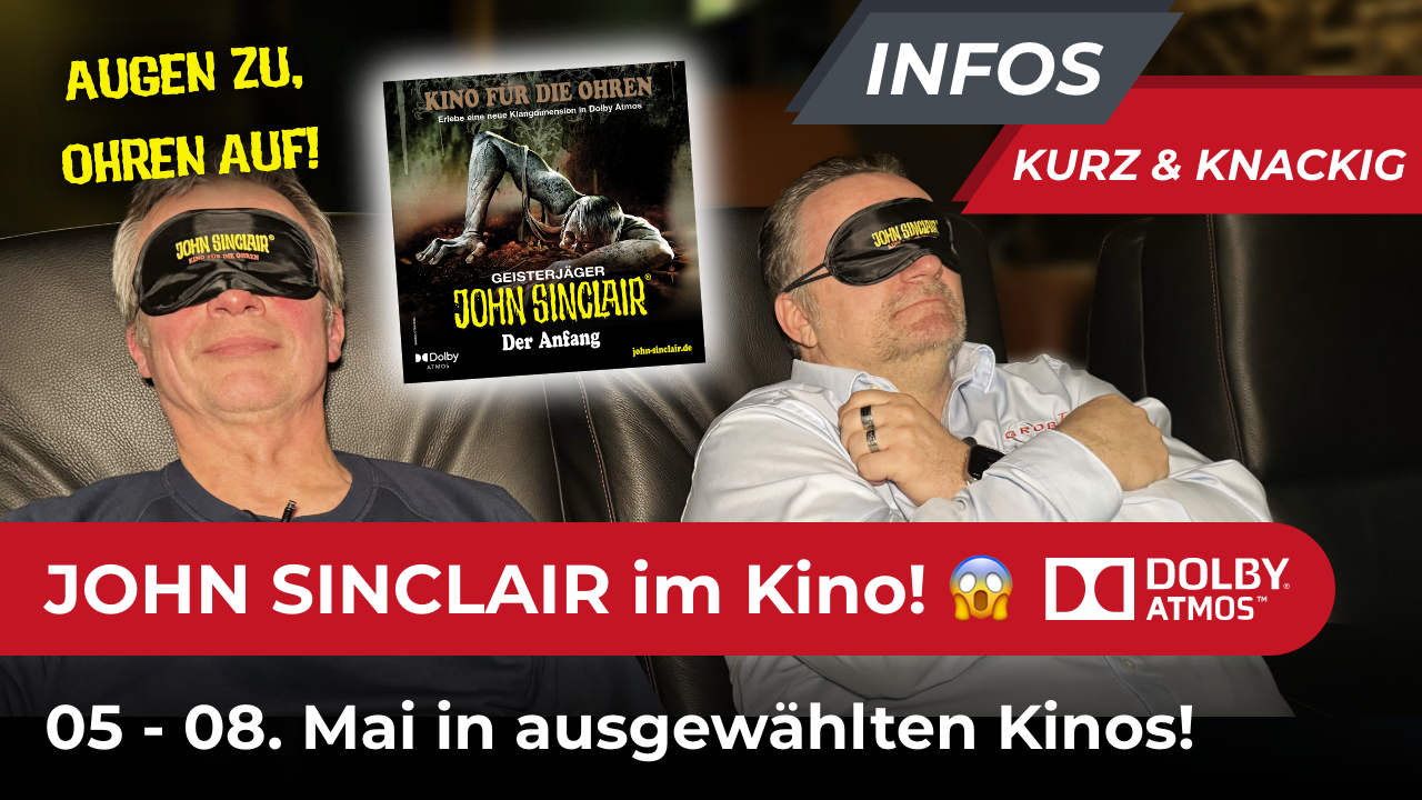 Kino für die Ohren: John-Sinclair-Hörspiel erstmals in Dolby Atmos