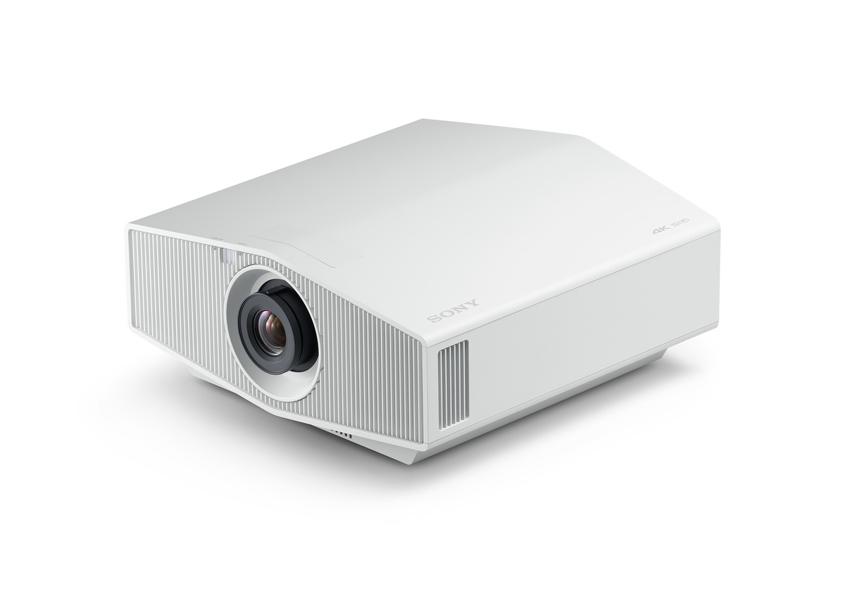 Sony VPL-XW5000ES weiss Frontansicht links hoch