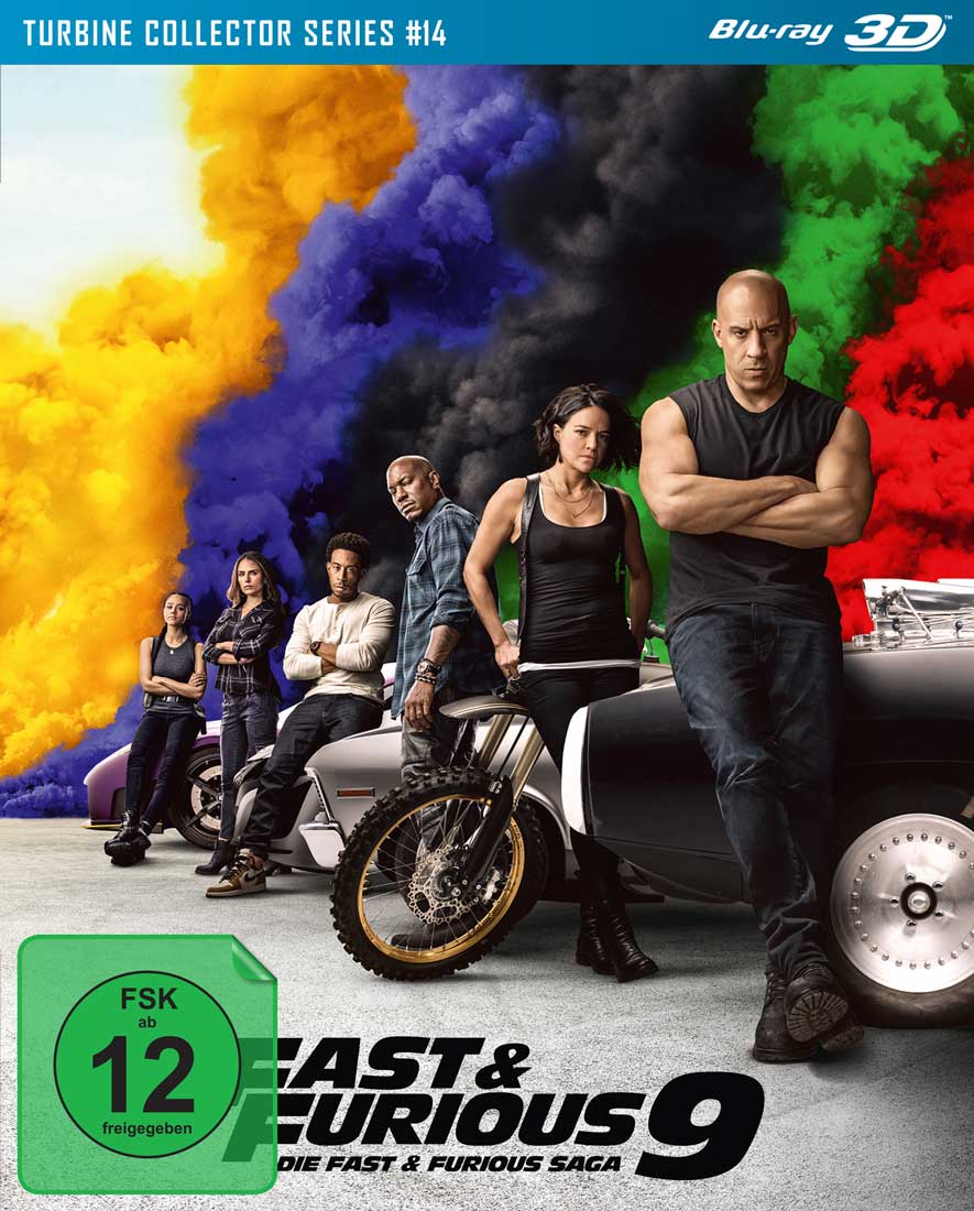 Fast & Furious 9 - Die Fast & Furious Saga (F9: The Fast Saga) - 3D - Turbine Collector Series #14 (Blu-ray 3D)