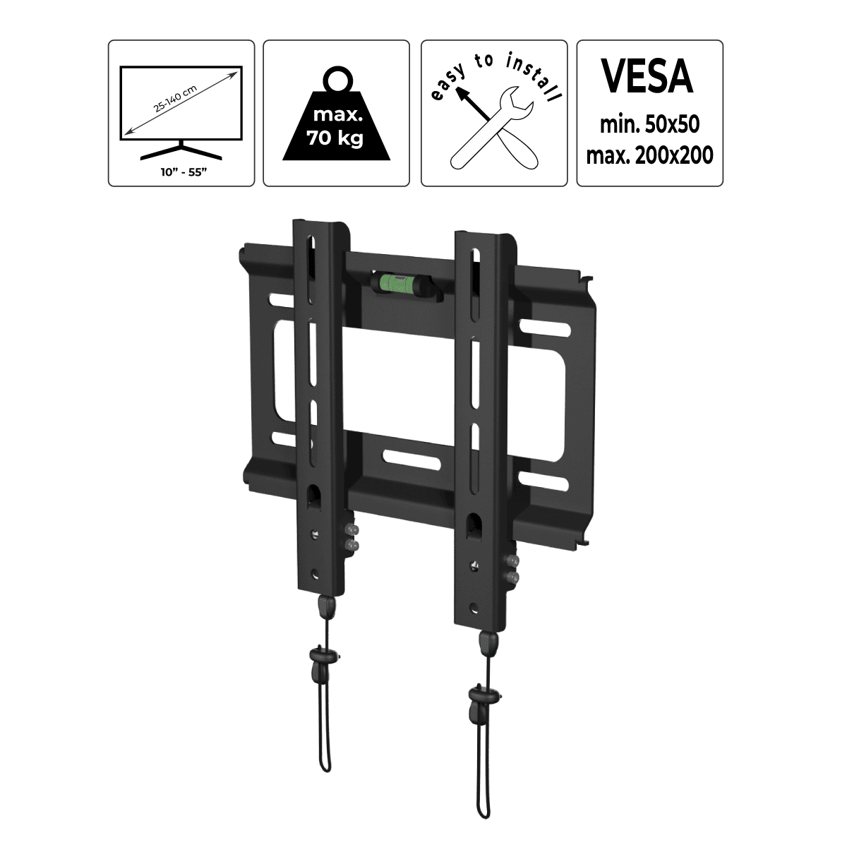 TW-22_6-web-2 GrobiTV - TWA-22 TV-Wandhalterung Ansicht 01