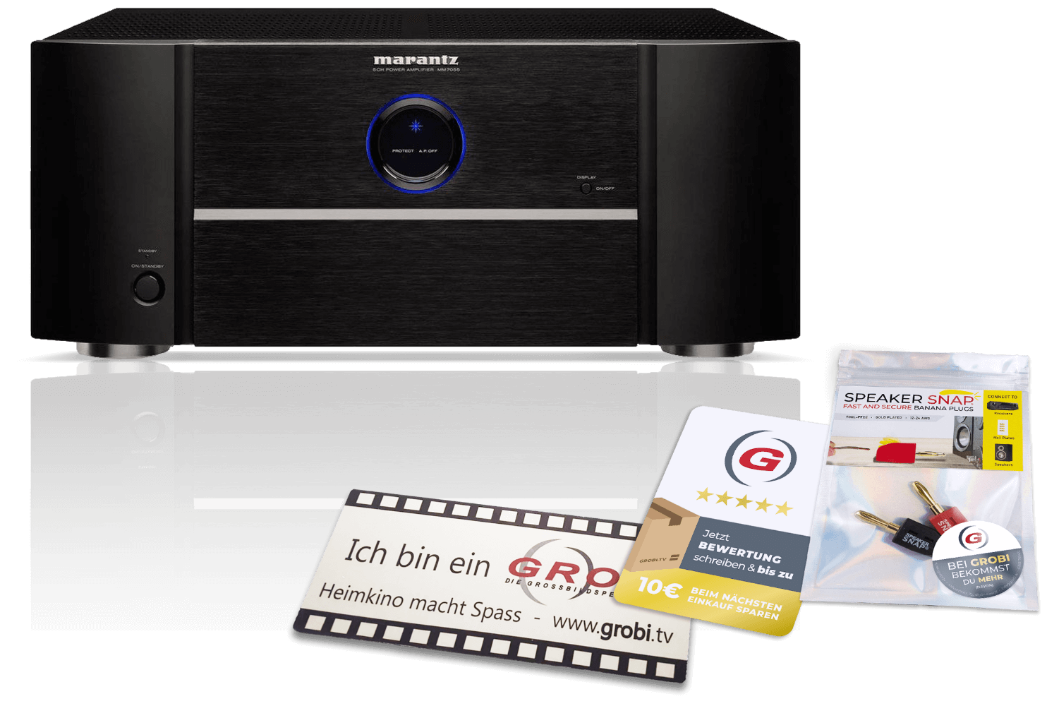 Marantz MM8077 | 7-Kanal Endstufe + GRATIS SPEAKER SNAP® + GROBI Schild