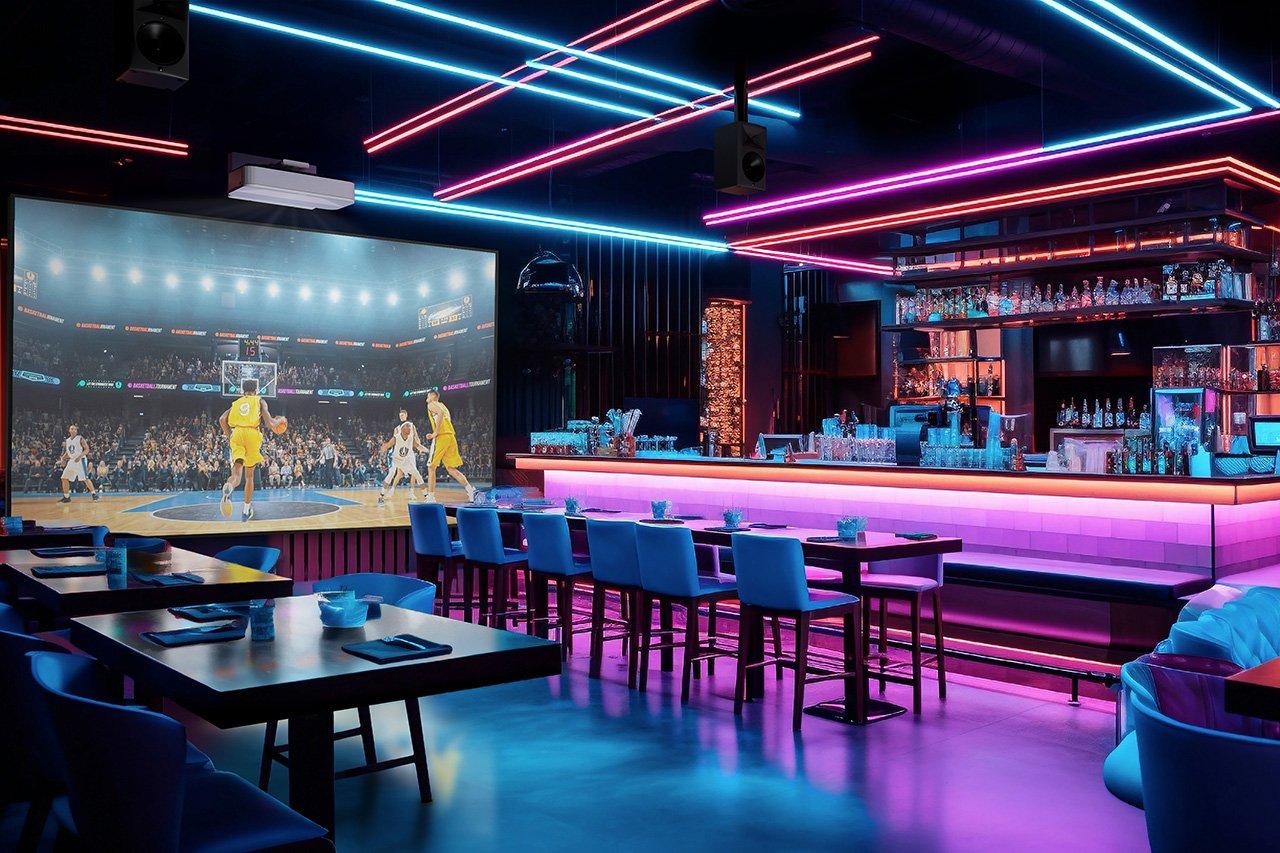 qs100_4_sportsbar_final_wh_jpg EPSON EH-QS100 (B/W) | 4K HDR Laser TV