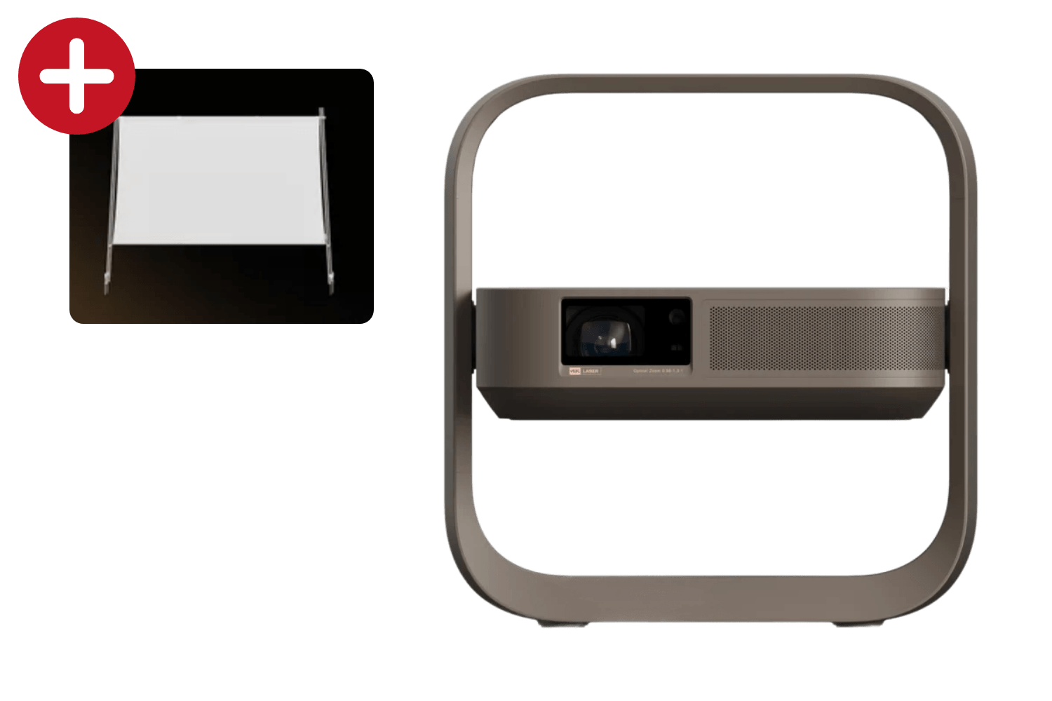 XGIMI Elfin Flip 4K | Tragbarer 4K RGB Triple-Laser Beamer mit Google TV
