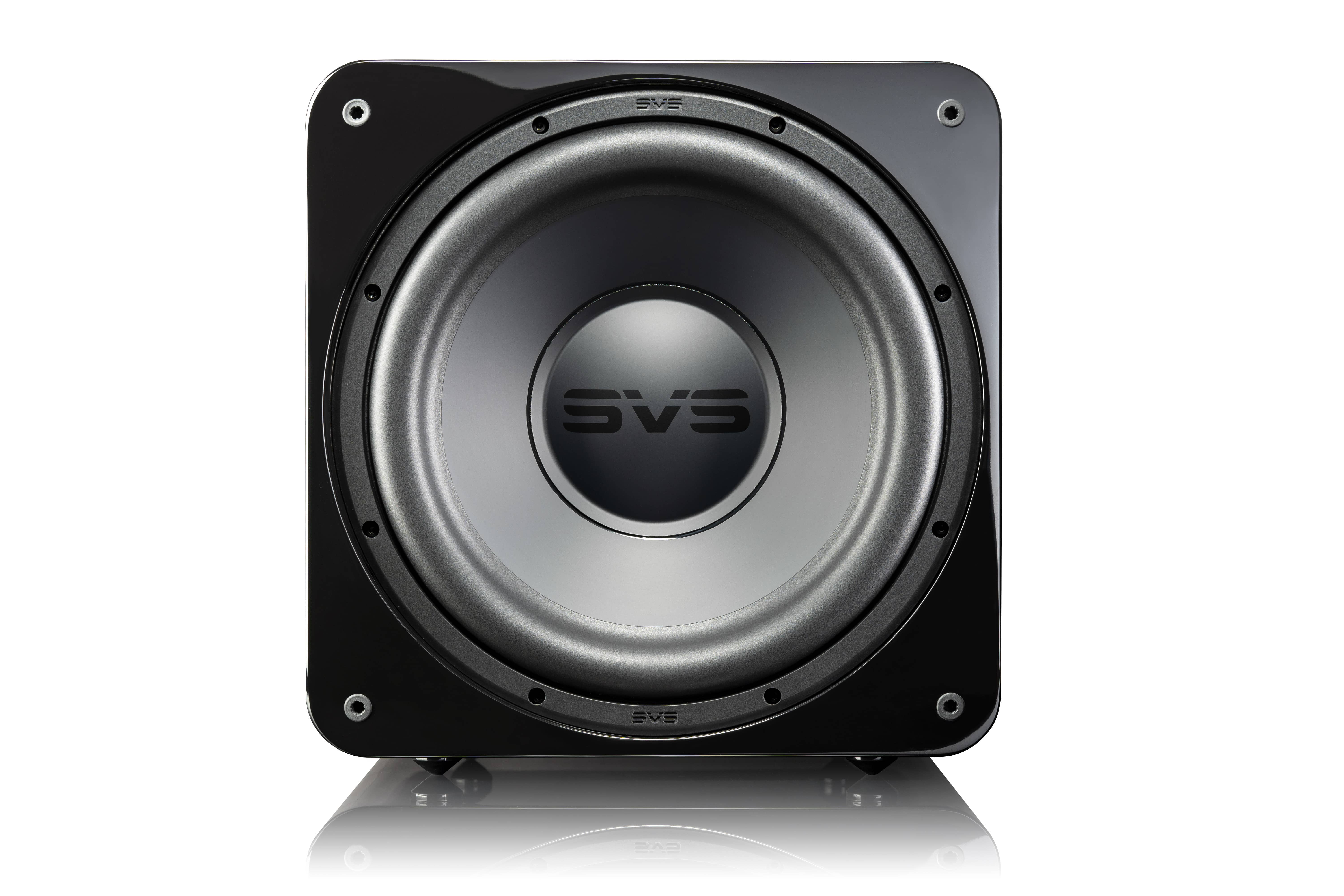 GrobiTV - SVS SB-1000 Heimkino Subwoofer - Piano Gloss Black - Frontansicht ohne Grill