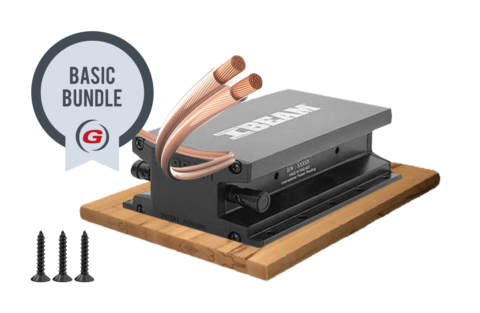 IBEAM VT-200 | Körperschallwandler (Basic Bundle)