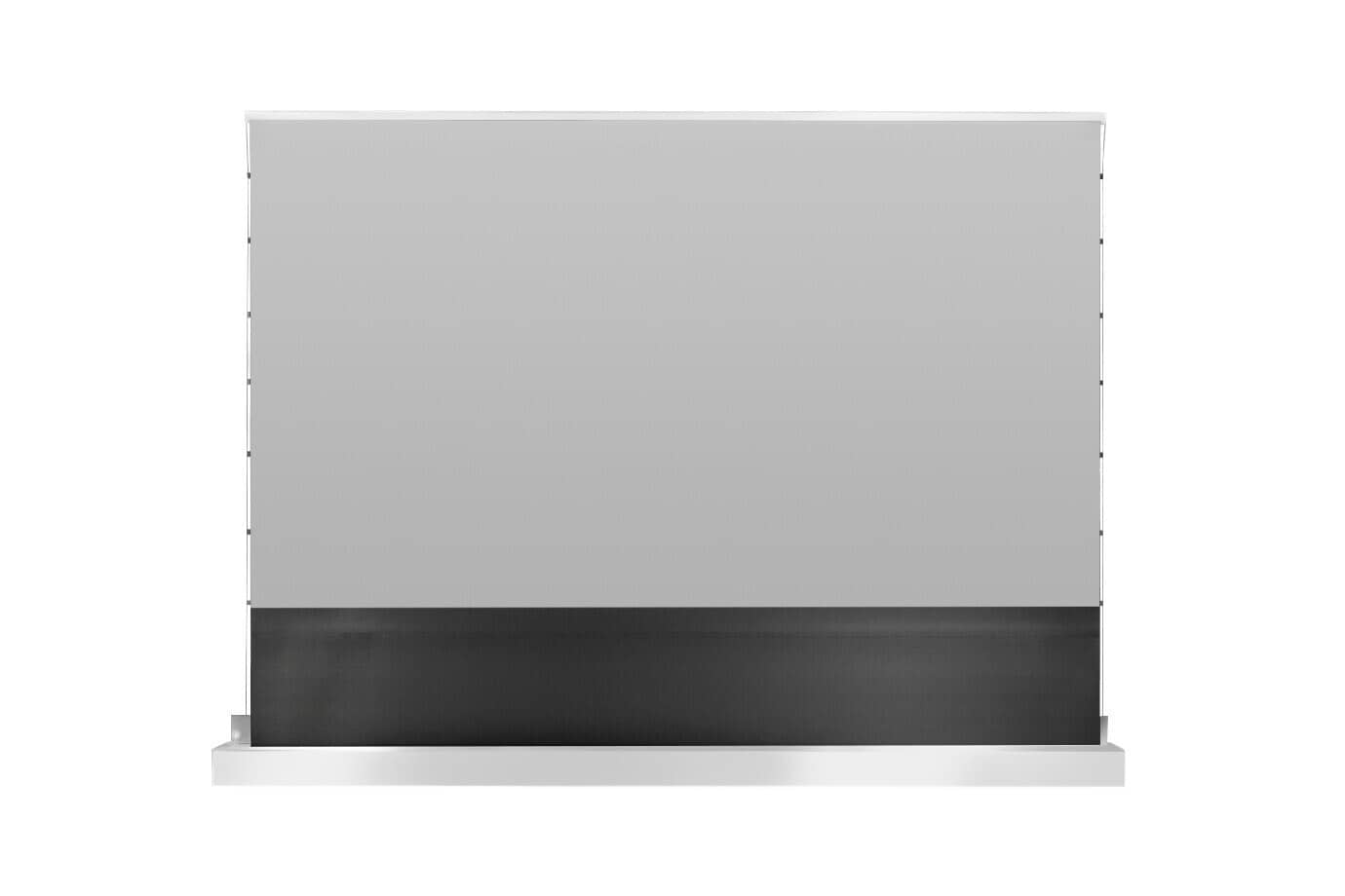 Grobi.TV - Celexon Motorische Bodenleinwand HomeCinema Plus - weiß - für LASER TV Frontansicht