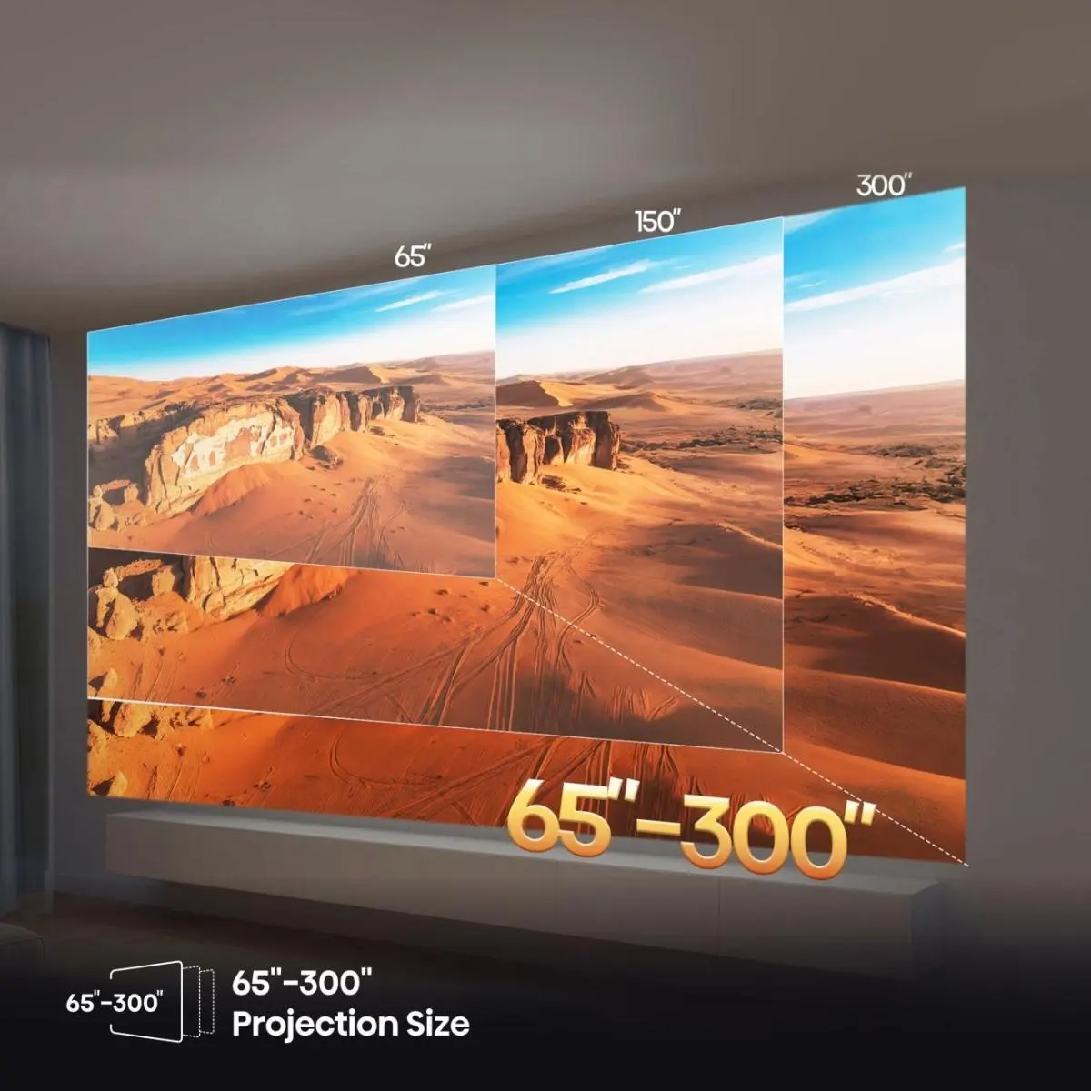 Hisense C3 | Kompakter 4K RGB Triple-Laser Beamer mit Gimbal-Design, Dolby Vision & IMAX Enhanced