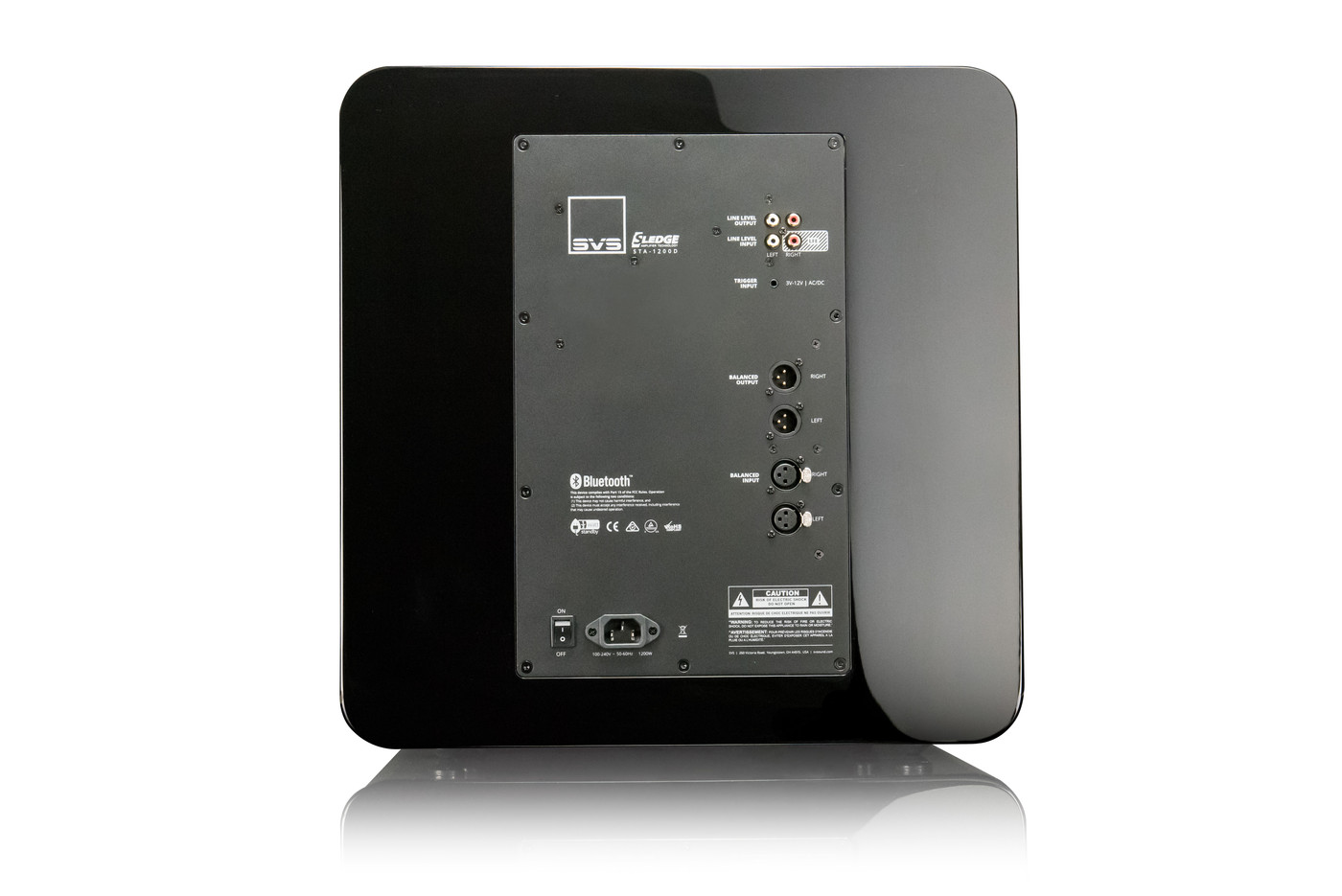 GrobiTV - SVS SB-4000 Heimkino Subwoofer - Piano Gloss Black - Rückansicht