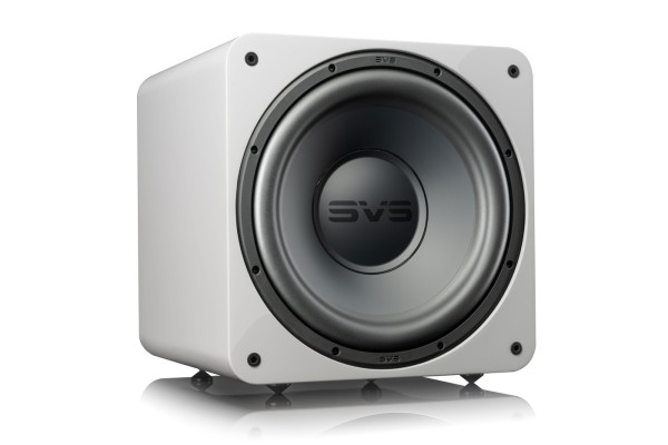 GrobiTV - SVS SB-1000 Heimkino Subwoofer - Piano Gloss White - Frontansicht rechts ohne Grill