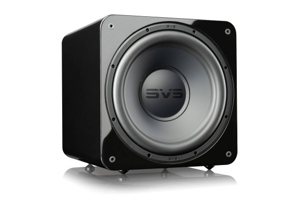 GrobiTV - SVS SB-1000 Heimkino Subwoofer - Piano Gloss Black - Frontansicht rechts ohne Grill