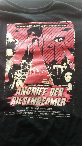 T-shirt & Poster -Angriff der Riesenbeamer-