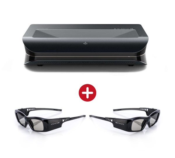 AWOL VISION LTV-3000 Pro | 4K 3D RGB Laser TV inkl. 2 3D-Brillen