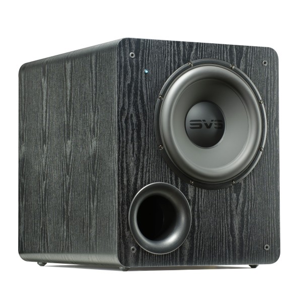 GrobiTV - SVS PB-2000 CLASSIC Heimkino Subwoofer - Black Ash - Frontansicht rechts ohne Grill