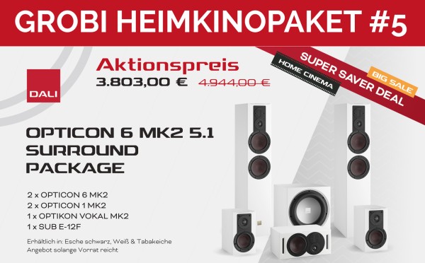 Dali Opticon 5.1 Heimkino-Paket #5