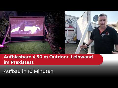 Nebula Silent Inflatable Screen | Aufblasbare Outdoor-Leinwand mit Akku-Luftpumpe